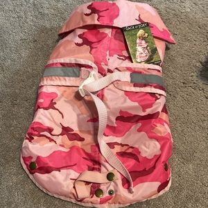 Zack & Zoey Companion Camo Dog Jacket Coat Fleece PINK Medium New w/Tags
